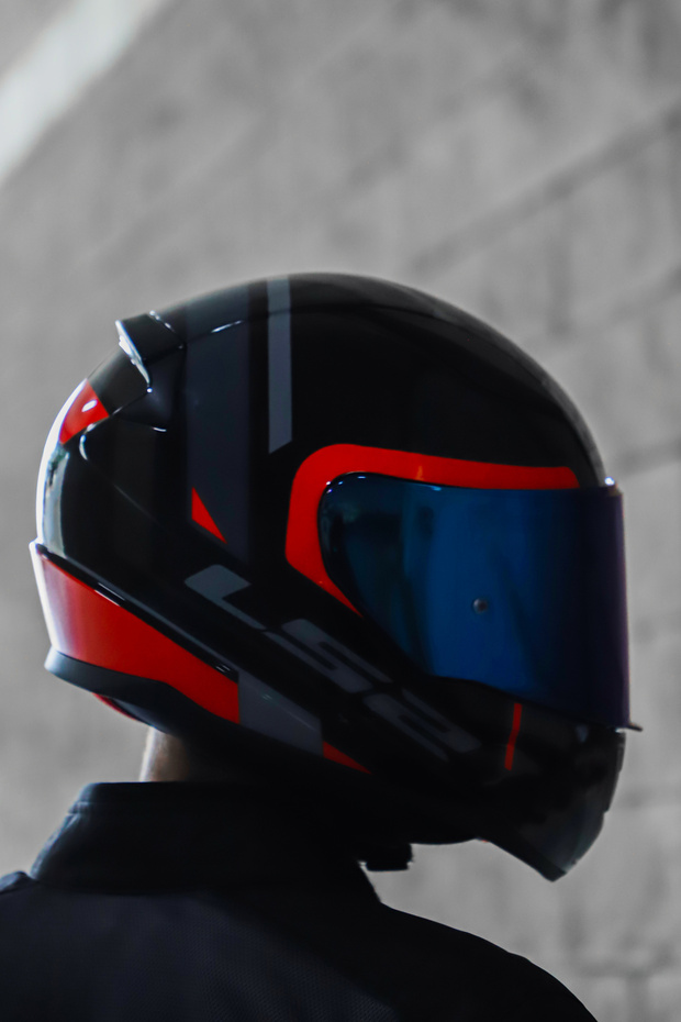 Rapıd 2 Chos Siyah Kırmızı Kask - 5