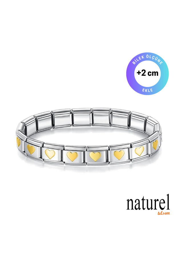 Unisex Italian Charm Bracelet Stainless Steel Bracelet