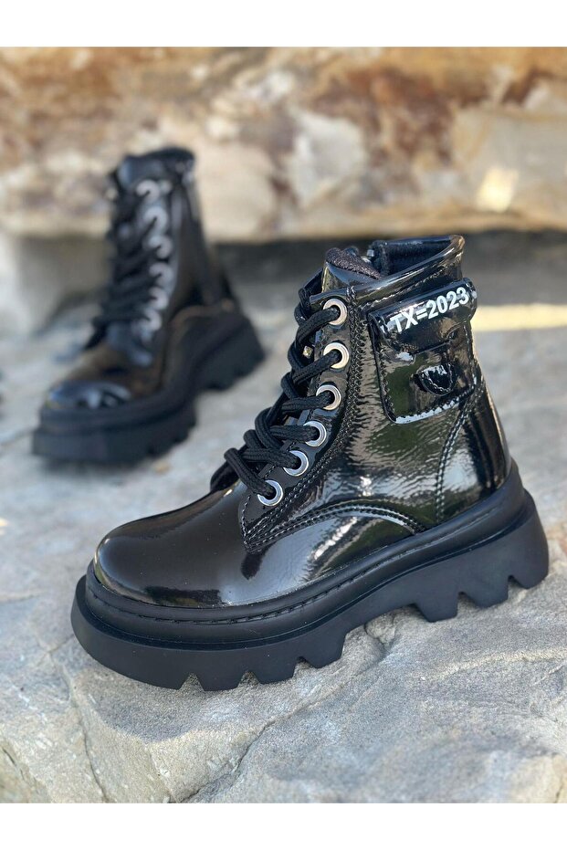 Çocuk Bot, Cep Detaylı Çocuk Bot, Fermuarlı Çocuk Bot - 3