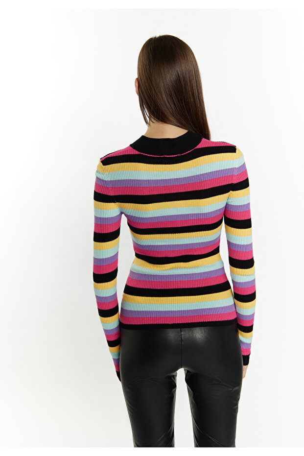 Rippstrickpullover biany - 4