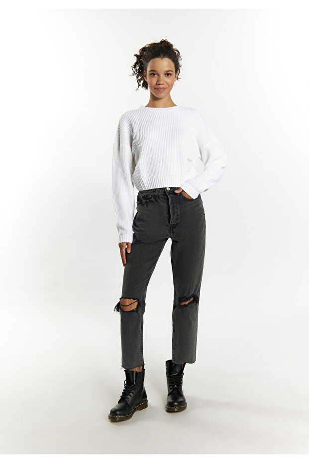 Strick Pullover biany - 1