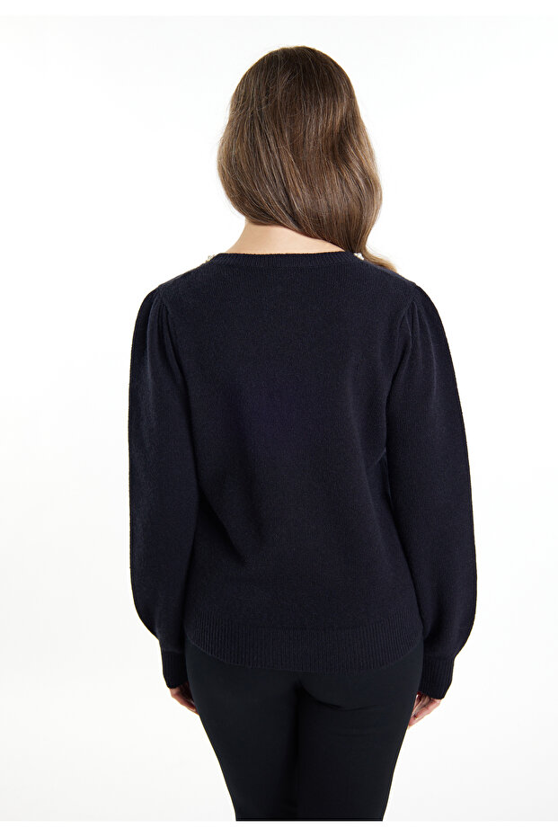 Pullover mit Perlen lurea - 4