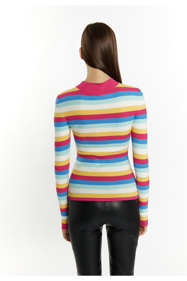 Rippstrickpullover biany - 4