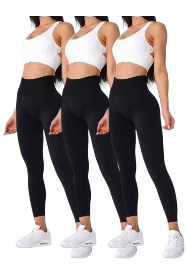 High Waist 3-Piece Corset Leggings Firming Slimming Postpartum Recovery Maternity Leggings