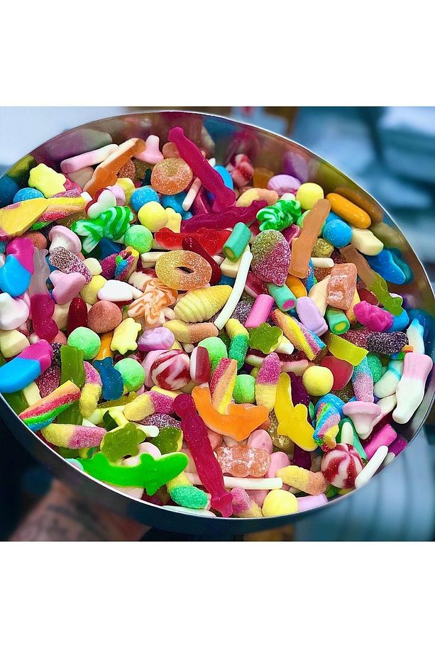 Karışık Jelibon Sepeti Kutusu Parti Boy Şekerleme 1 kg - 1