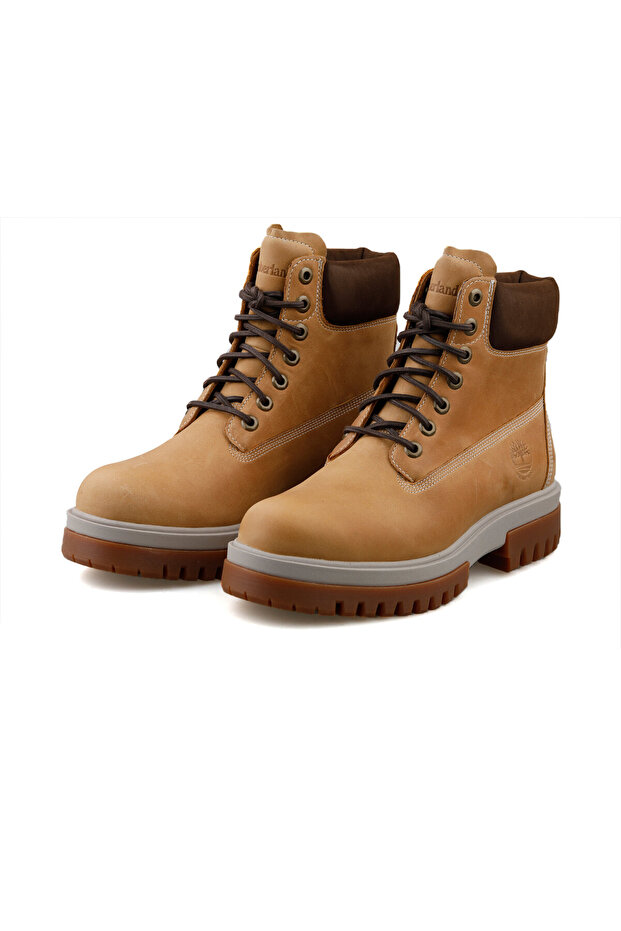 Mid Lace Up Waterproof Boot Erkek Günlük Deri Bot TB0A5YKD2311 Sarı - 3
