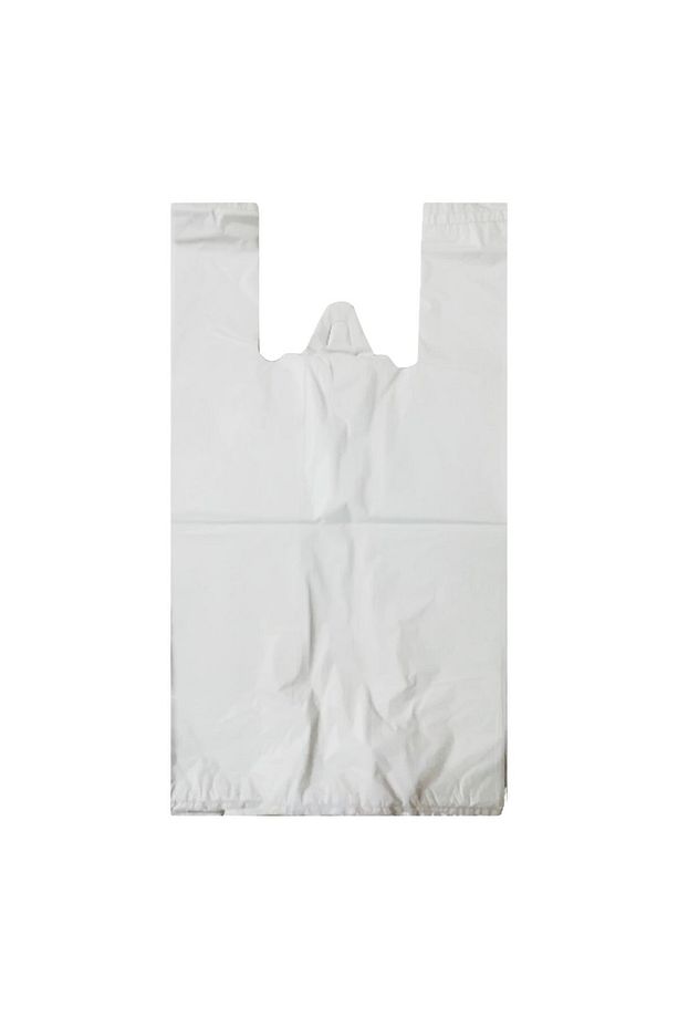 Kalın Beyaz Atlet Poşet Market Manav Poşeti Mini Boy 23x37cm 1 Kg - 2