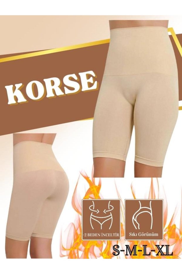 Buttock Lifting 1 Size Reducing Silicone Waisted High Waist Long Corset with Long Legs Flexible Seamless Shaping