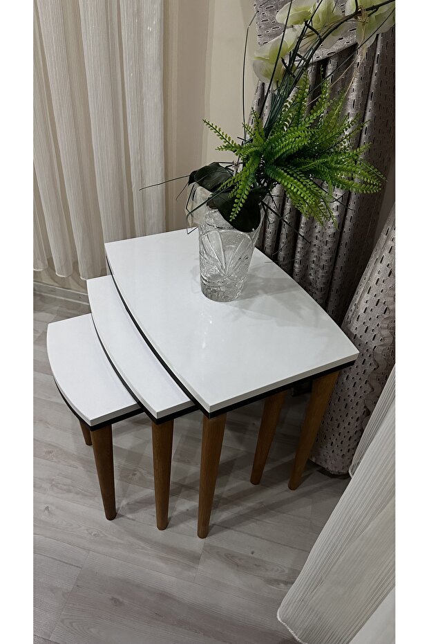 Lüx 3lü Zigon Sehpa - 4