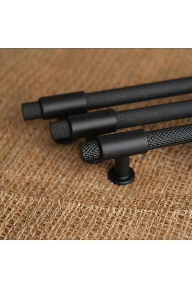 Punch Kulp Mobilya Dolap Mutfak Çekmece Kulbu Mat Siyah 192 mm 1 Adet - 2