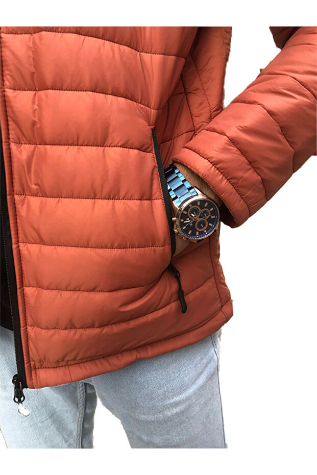 KAPİTONE SLİM TURUNCU MONT - 4