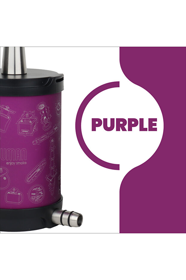 ATOMIC NARGİLE - MOR - 4
