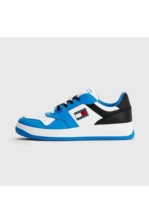 TJW Logolu Deri Sneaker Erkek Ayakkabı - 1