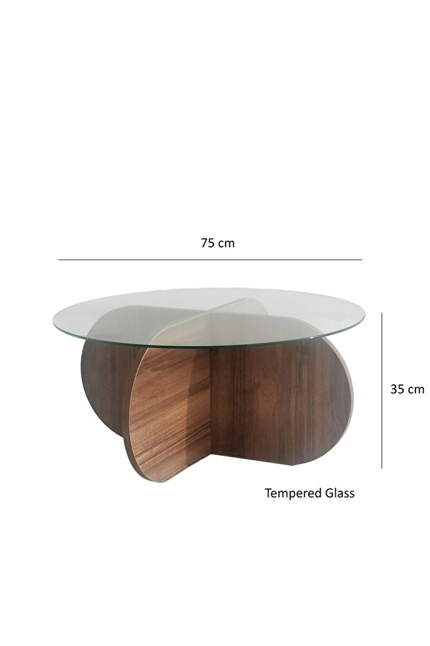 - Bubble Cam Sehpa Ceviz - 4