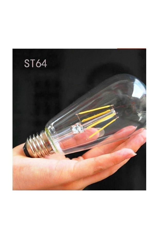 St64 Filament Tip Rustik Ampul 6 Watt Led Ampul - 2