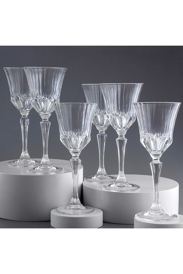 6'lı Ayaklı Su Kadehi Cam 200 ml RCR-ADAGIO-02 - 3