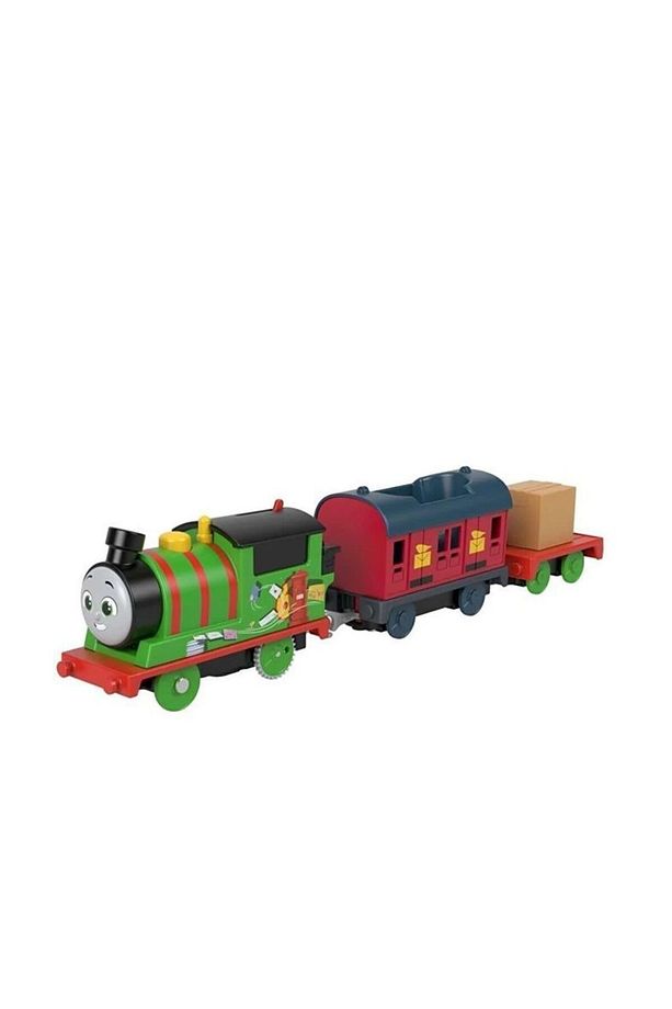 HFX97/HMK04 Fisher-Price Thomas ve Arkadaşları Büyük Tekli Tren Percy's Maıl Delıver - 2