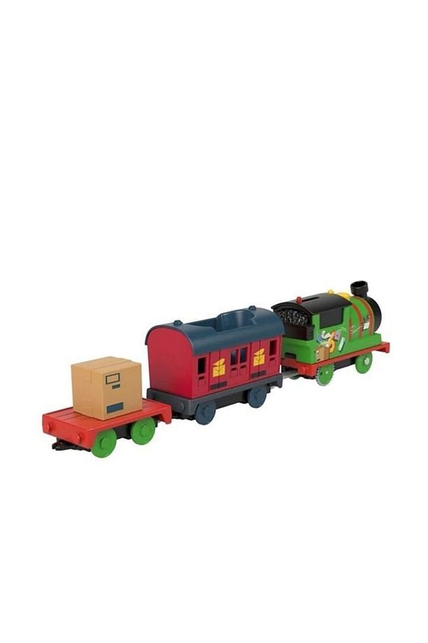 HFX97/HMK04 Fisher-Price Thomas ve Arkadaşları Büyük Tekli Tren Percy's Maıl Delıver - 3