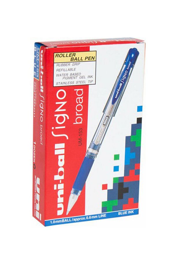Uni-ball UM-153 Signo Broad İmza Kalemi 1.0 12 Adet (1 kutu) - 1