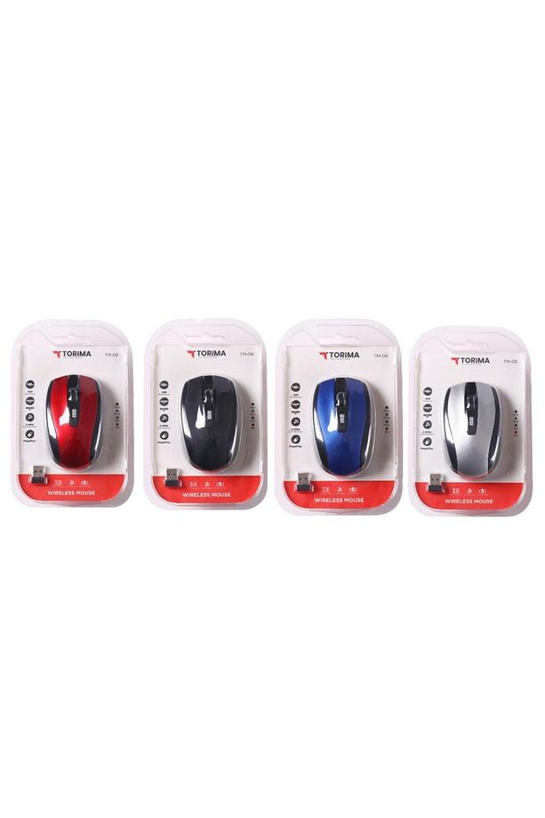 Tm-08 Kablosuz Yan Tuşlu Mavi Optik Mouse - 2