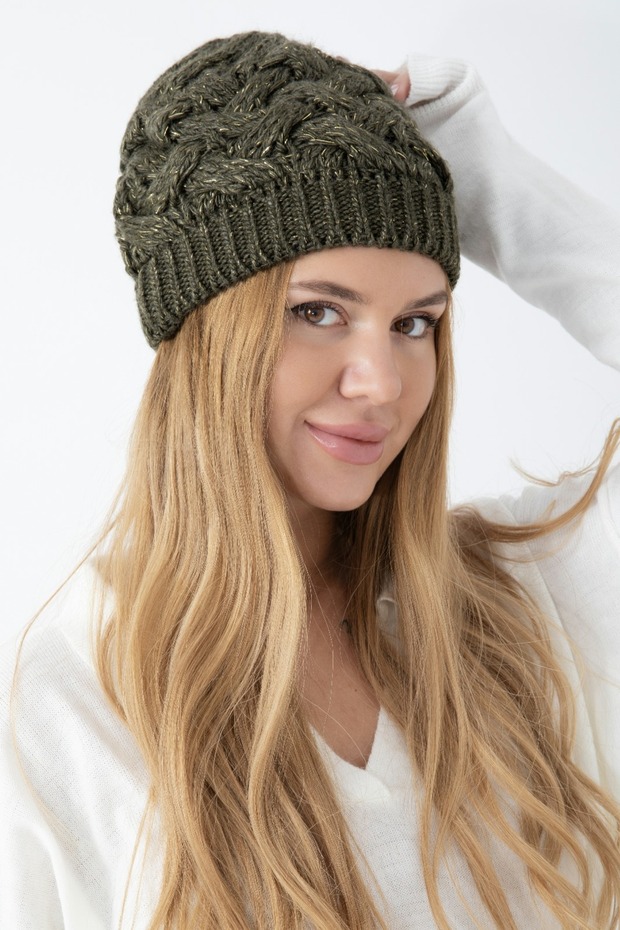 KADIN SİMLİ ÖRGÜ BERE - 1