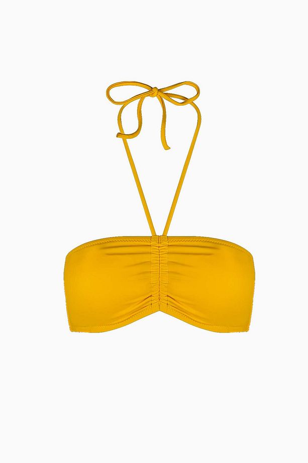 63541 Sarı Straplez Bikini Üstü - 3