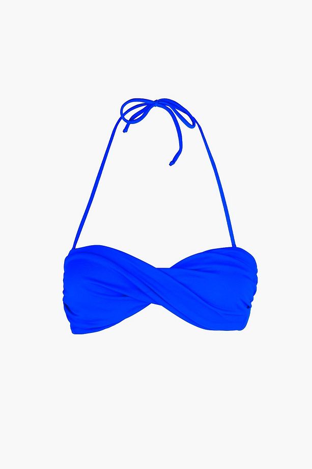 63508 Saks Burgu Straplez Bikini Üstü - 3