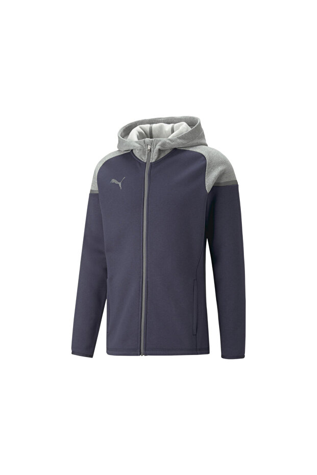 a Teamcup Casuals Hooded Jkt Men's Football Jacket65798706 Navy Blue