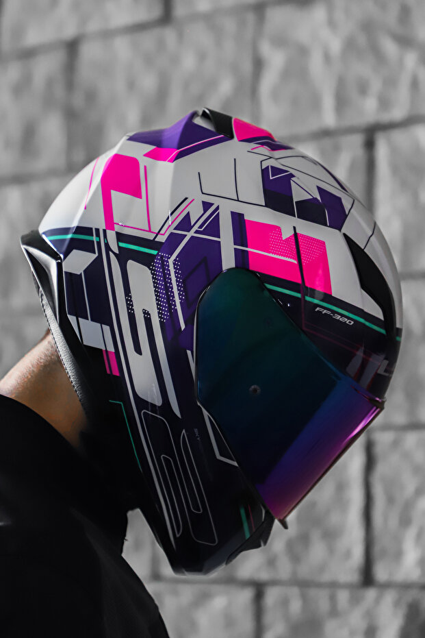 STREAM EVO SCAPE BEYAZ NEON MOR - 4