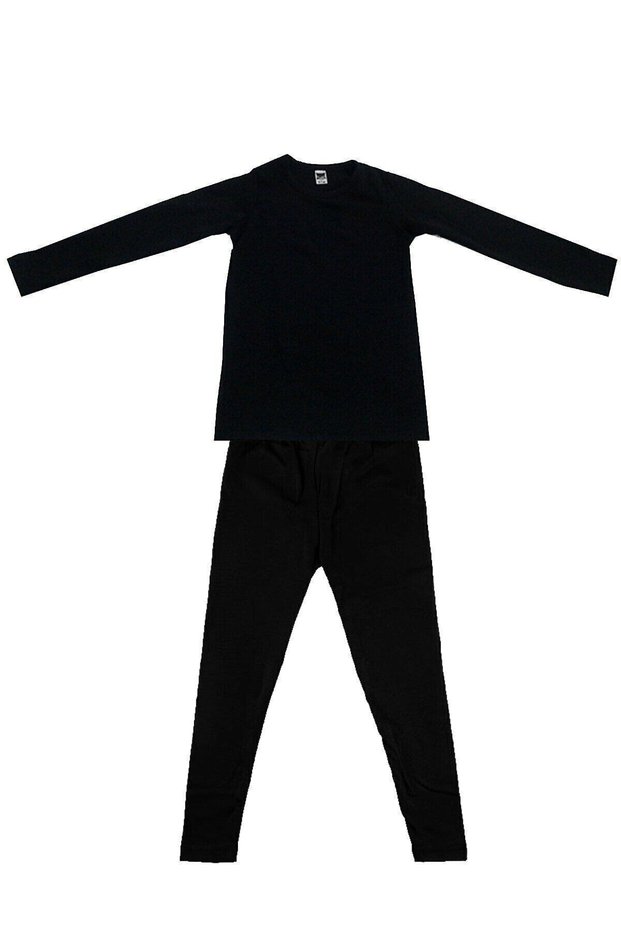 1 Girl's Thermal Top and Bottom Set