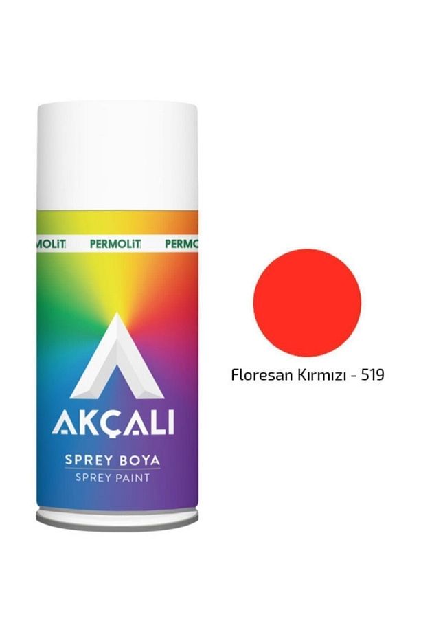 Floresan Kırmızı Sprey Boya - 2
