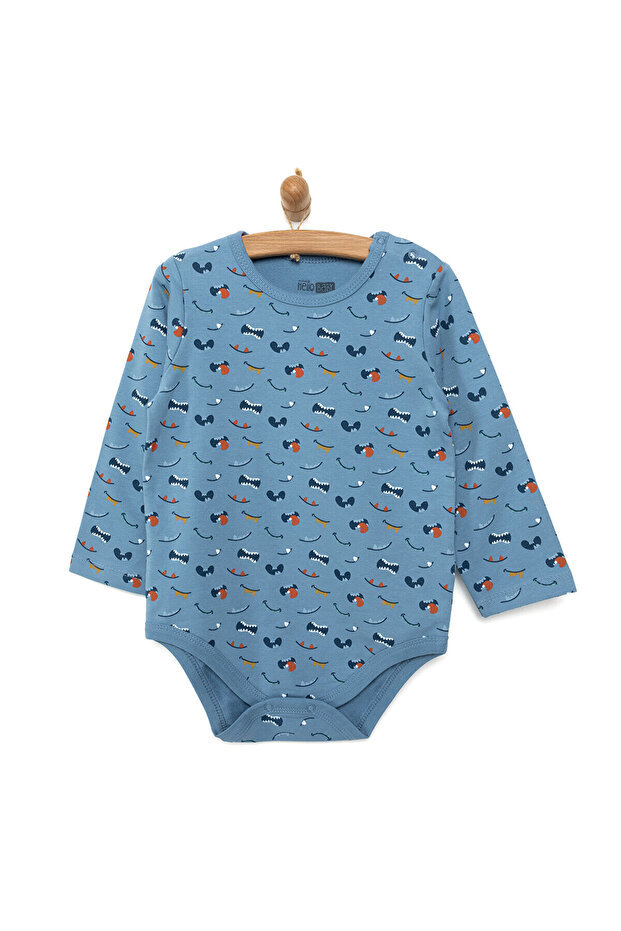 HelloBaby Empirme Desen Uzun Kol Body Unisex - 1
