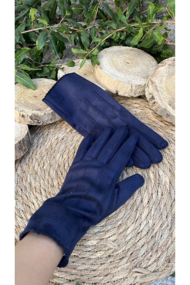 Kadın viskon dokunmatik eldiven - 3