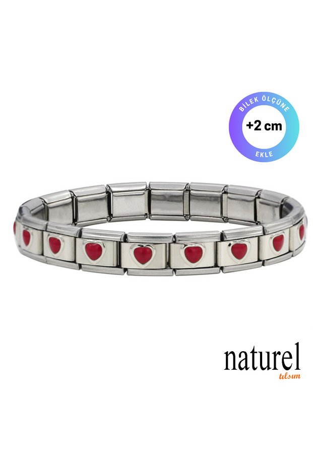 Unisex Italian Charm Bracelet Stainless Steel Bracelet