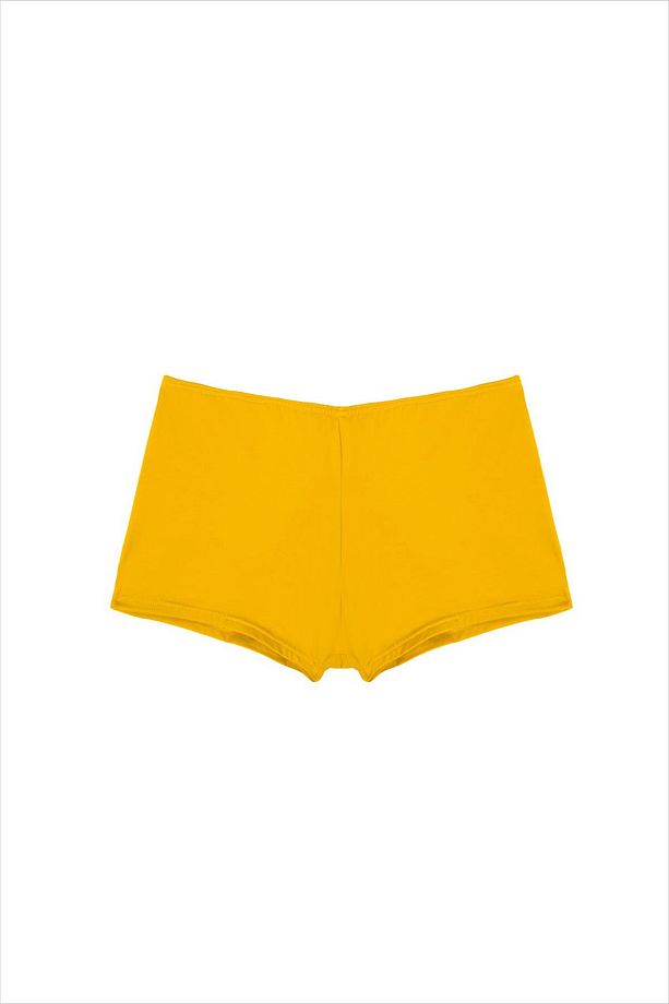 63010 Sarı Boxer Bikini Altı - 3