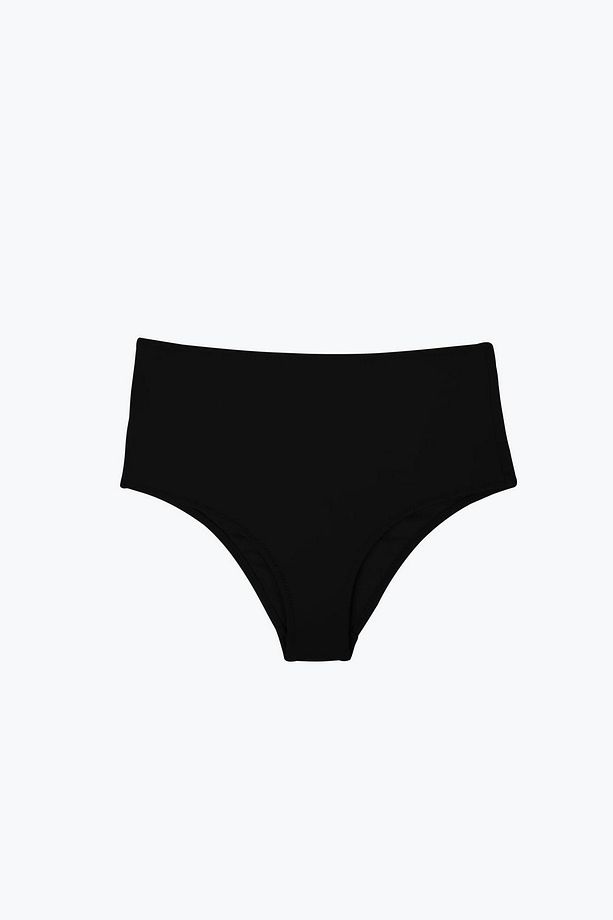 63048 Siyah Yüksek Bel Bikini Altı - 3