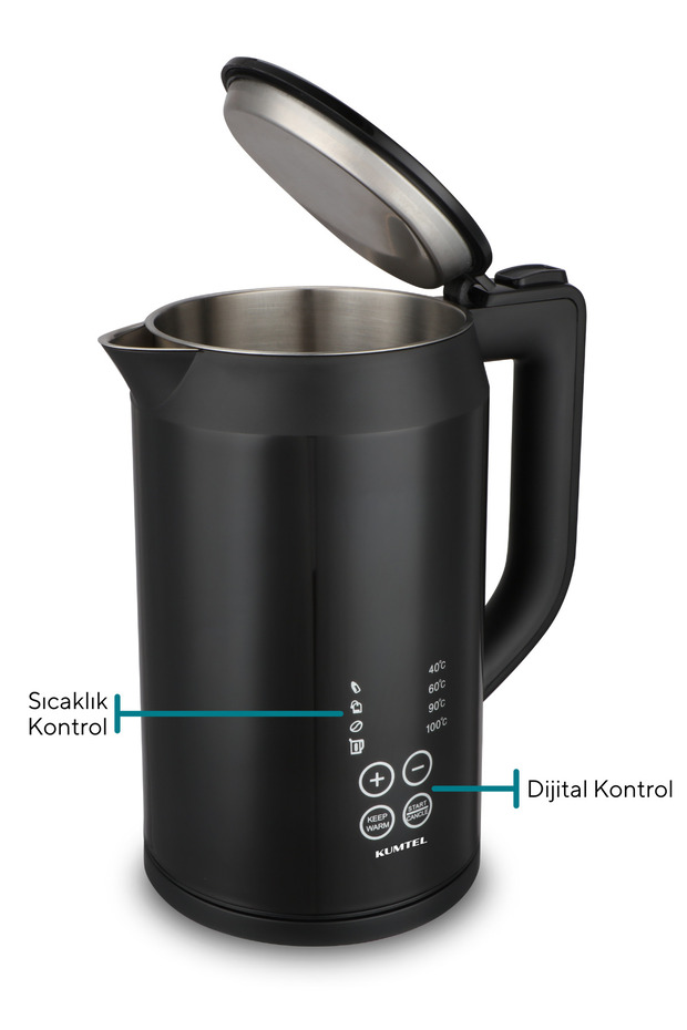 Black Digital Kettle - 3