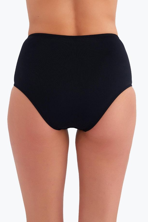 63048 Siyah Yüksek Bel Bikini Altı - 2