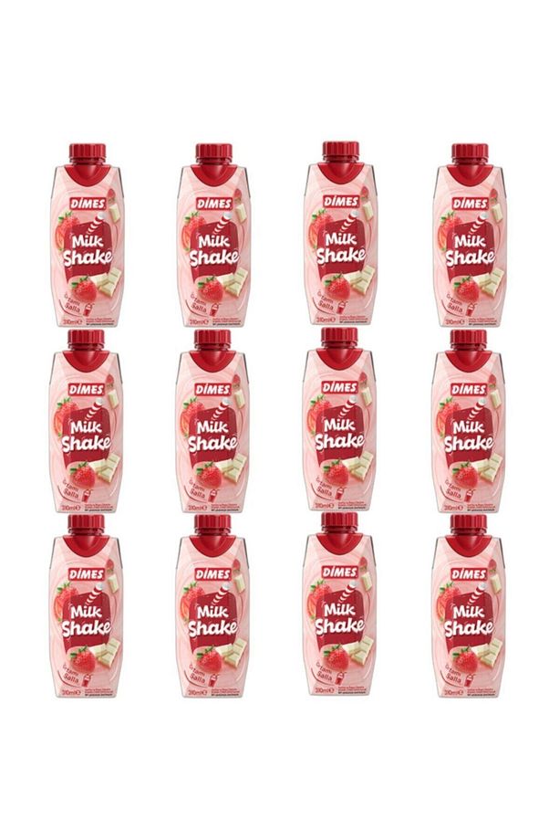 Milkshake Çilekli & Beyaz Çikolatalı 310 ml X 12 Adet - 2