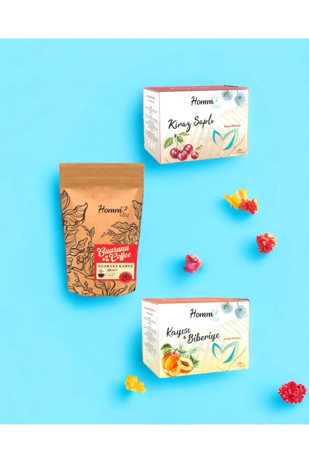 مجموعة شاي الأعشاب المختلطة "مقبض الكرز" من GUARANA COFFEE