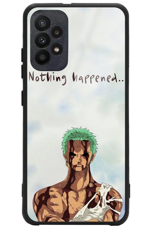 Samsung A72 Camera Protected One Piece Zoro Premium Patterned Glossy Case