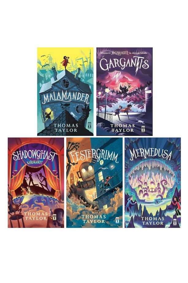 Malamander Serisi 5 Kitap Set / Malamander-Gargantis-Shadowghast-Festergrimm-Mermedusa - 1