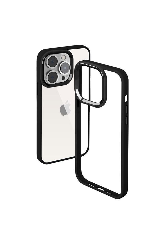 Iphone 14 Pro Max New Air Bumper Kılıf Black - 3