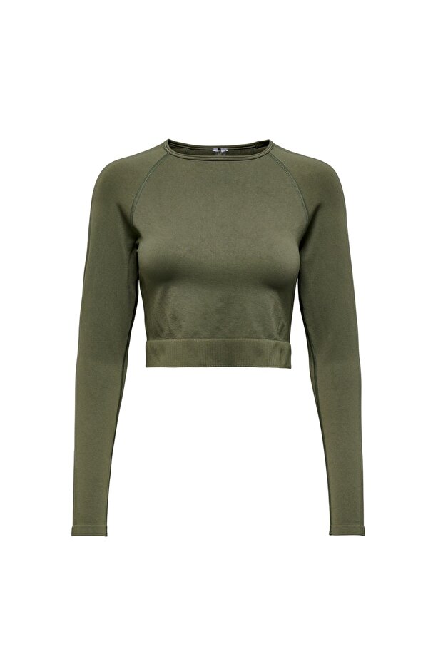 Onpjiji Seam Ls Kadn Crop - 1