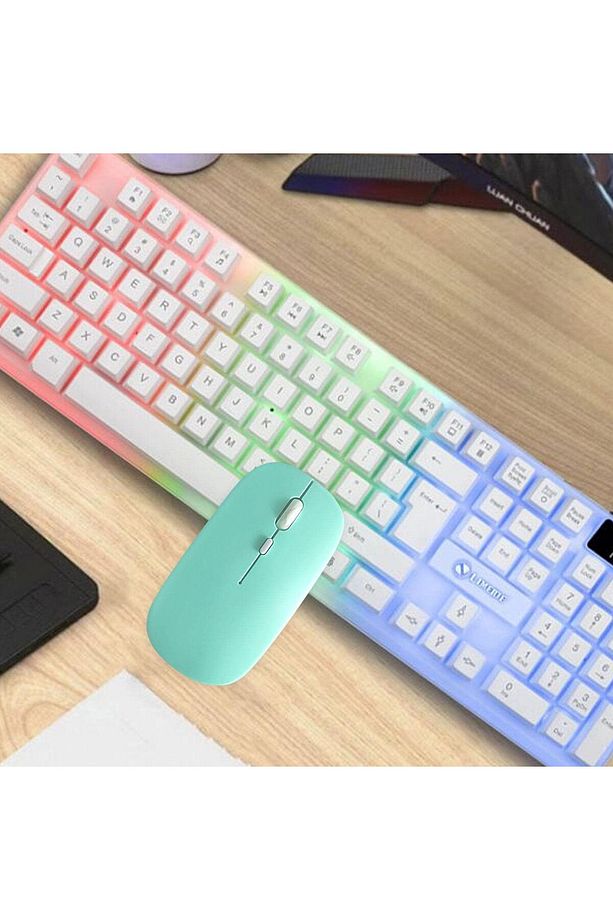 Macbook Şarj Edilebilir Sessiz Bilgisayar ve Dizüstü Bilgisayar Kablosuz Bluetooth Mouse Fare - 2