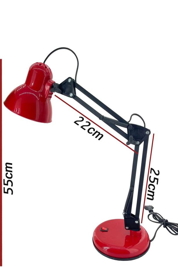 Masa Lambası Akrobat Tarzı Yüksekliği ve Açısı Ayarlanabilir Okuma Lambası Masa Işığı Aydınlatma - 3