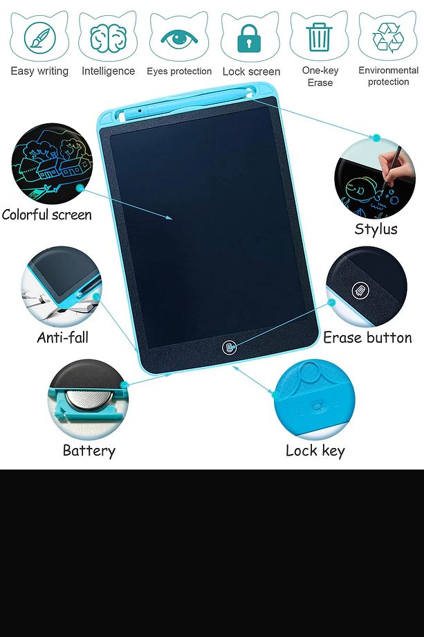 Grafik Tablet Digital Grafik Çizim Tableti Çocuk Sihirli Yazı Tahtası Lcd 8.5 - 7