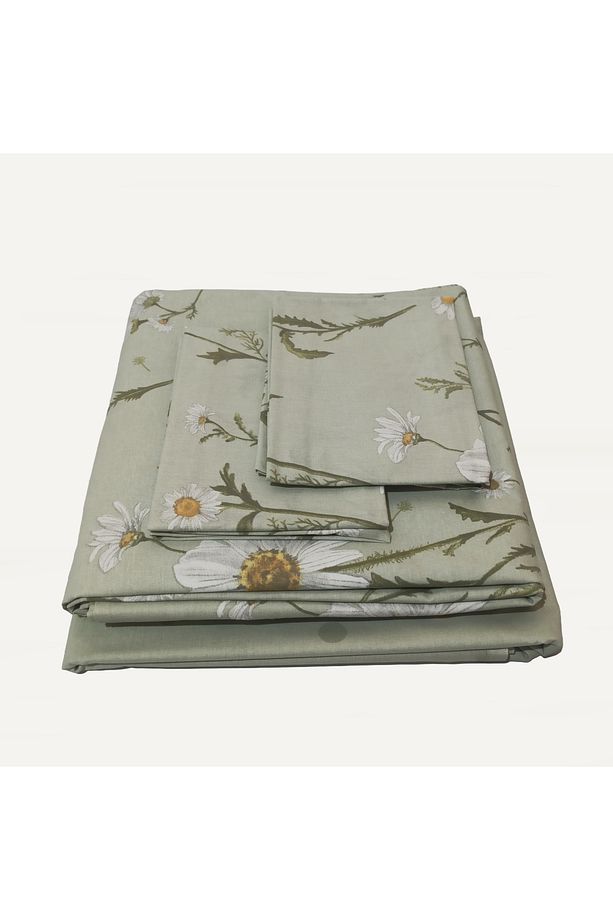 Nevresim Takımı Laurel Yeşil Çift Kişilik Lastiksiz 200 Cm X 220 Cm - 3