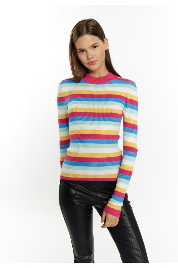 Rippstrickpullover biany - 2