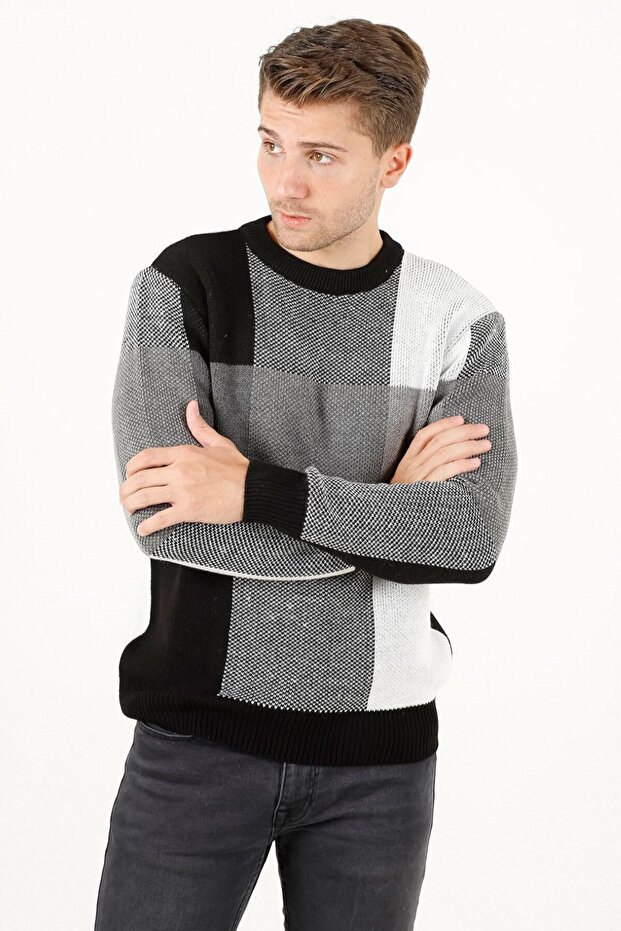 80400 سترة منقوشة مربعة - 3